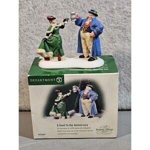 Dept 56 A Toast To Our Anniversary Dickens Heritage Village Christmas 56.58587